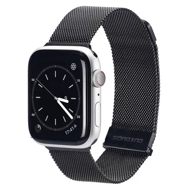Dux Ducis Apple Watch 38/40/41MM için Milanese Premium Milano Loop Kayış Kordon-(5775)
