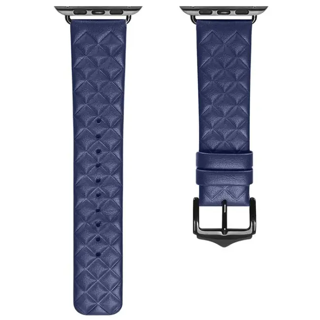 Dux Ducis Apple Watch 42/44/45MM için Enland Serisi Premium Deri Kayış Kordon-(5775)