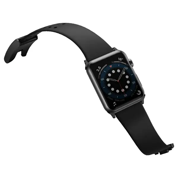 Baseus Slip-Thru Apple Watch Ultra 49mm 7-8 45mm 6-5-4 44mm Silikon Kordon Kayış 3-2-1 42mm-(5775)