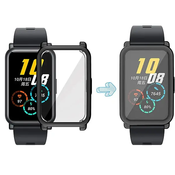 ALLY Honor Watch ES 1.64 İnç 360 Koruma İnce Silikon Kılıf-(5775)