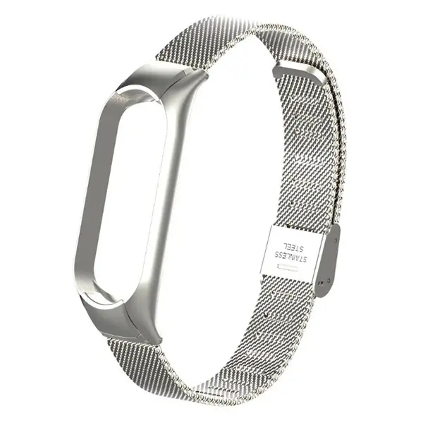 Xiaomi Mi Band 5 Metal Kayış Kordon Kopçalı Milano Loop-(5775)