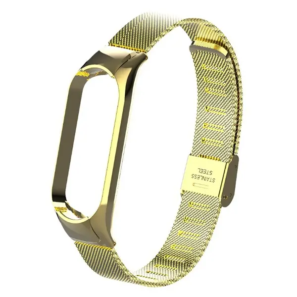 Xiaomi Mi Band 5 Metal Kayış Kordon Kopçalı Milano Loop-(5775)