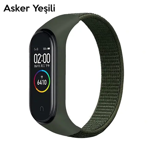 Xiaomi Mi Band 5-4-3  Nylon Kayış Kordon-(5775)
