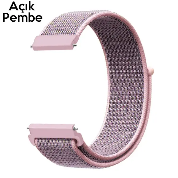 22MM Gear S3 Watch 4 -Gt2 GT2E 46MM Kayış Kordon Lylon Loop-(5775)