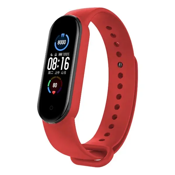 ALLY Xiaomi Band 5 Akıllı Bileklik İçin Silikon Kayış Kordon-(5775)