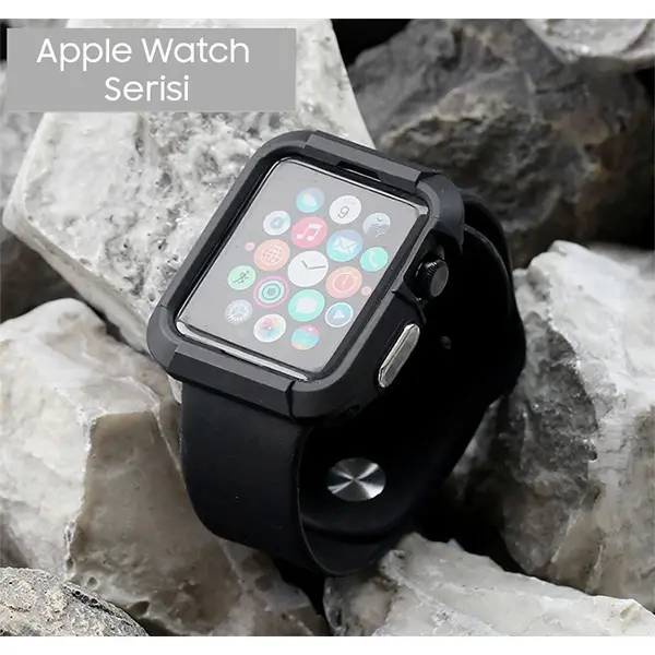 Ally Apple Watch 4-5 40MM Şok Darbe Onleyici Silikon Kılıf-(5775)