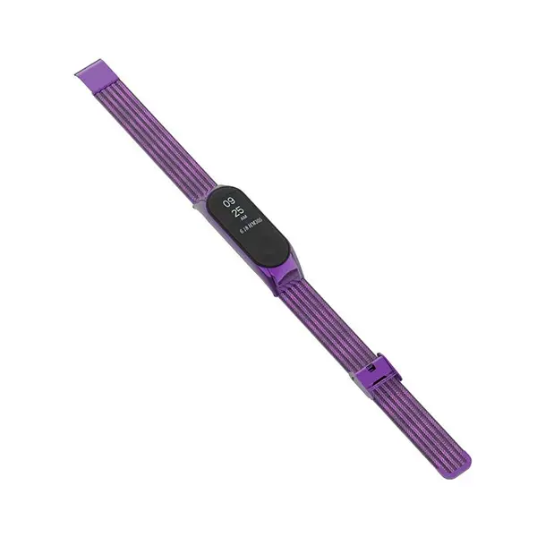 Lüx Xiaomi Mi Band 3 Akıllı Saat Çelik Toka Kayış Kordon-(5775)