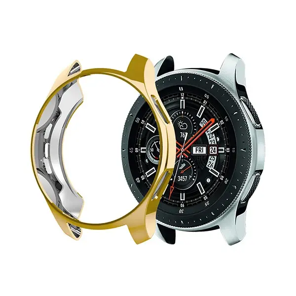 Ally Samsung Watch 42mm Lazer Kaplama Slim Silikon Bumber Kılıf-(5775)