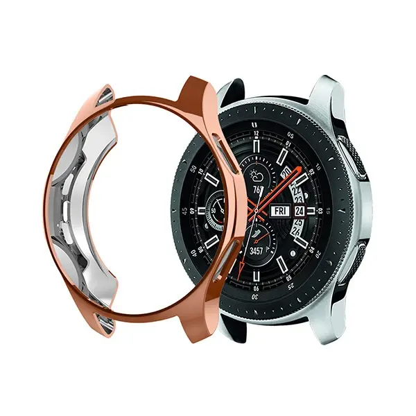 Ally Samsung Watch 42mm Lazer Kaplama Slim Silikon Bumber Kılıf-(5775)