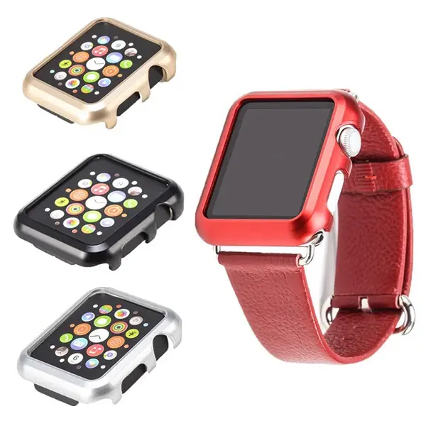 Ally Apple İwatch 2-3 38mm Lazer Kaplama Pc Kılıf-(5775)