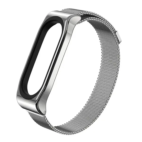 Mijobs Xiaomi Mi Band 4-3 Metal Kayış Kordon Milano Loop-(5775)