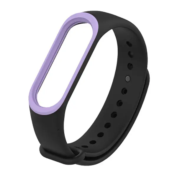 Mijobs Xiaomi Mi Band 3 Mi Band 4 Çift Renk  Silikon Kayış Kordon-(5775)
