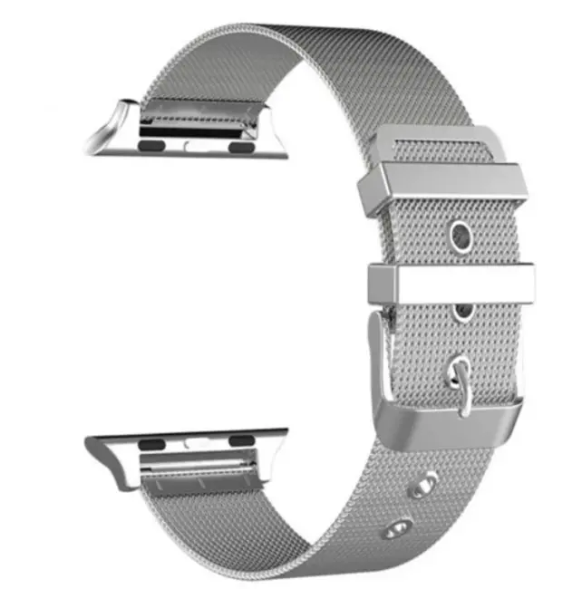 Ally Apple Watch 7-8 45mm 6-5-4 44mm Watch Ultra 49mm Kayış Kordon Çelik Klasik Toka 3-2-1 42mm-(5775)