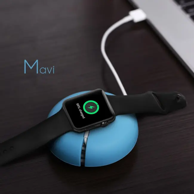 Ally Apple Watch İçin 42mm38mm  44mmPortatif Silikon Şarj Standı-(5775)