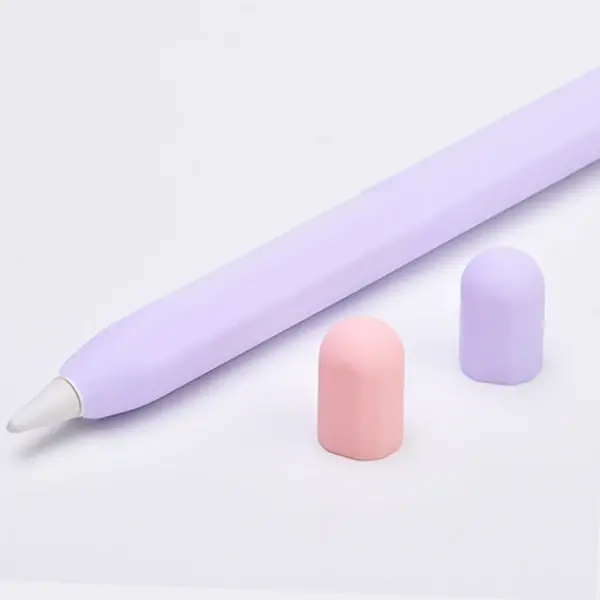 Ally Apple Pencil 2 İçin Koruyucu Kaymaz Silikon Kılıf-(5775)