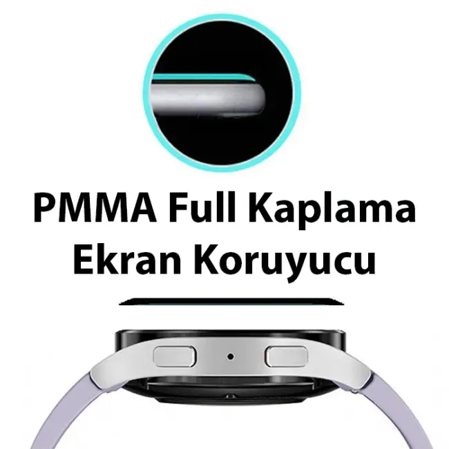 Ally Samsung Galaxy Watch 6 44mm PMMA Cam Ekran Koruyucu-(5775)