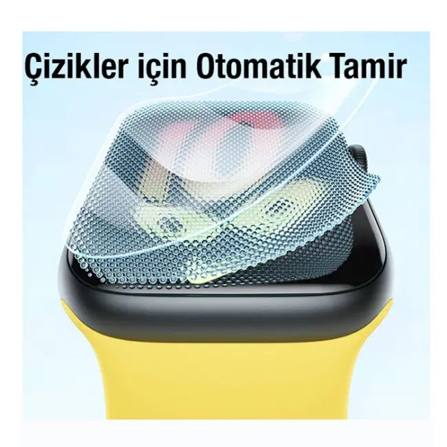 Baseus NanoCrystal Series Apple Watch 4/5/6/SE/SE 2 40mm Ekran Koruyucu 2 Adet-(5775)