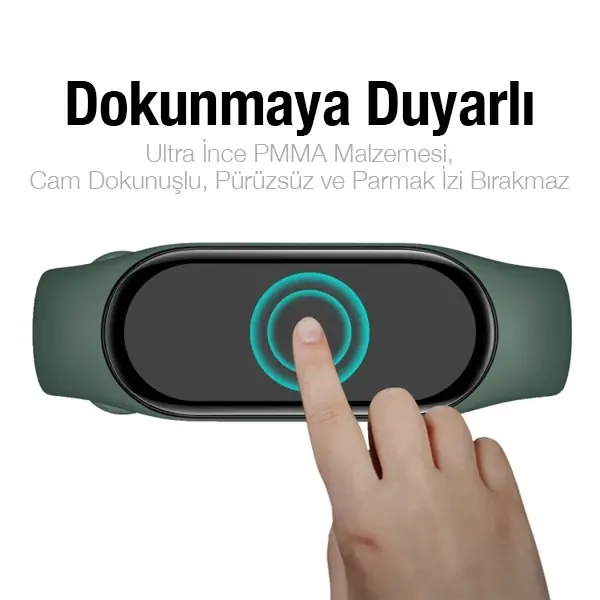 Xiaomi Mi Band 7 3D Full Kaplama Ekran Koruyucu PET+PMMA-(5775)