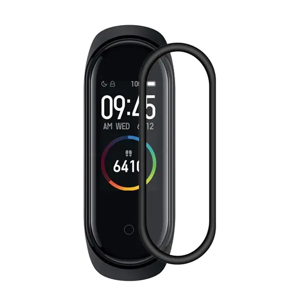 Xiaomi Mi Band 6-Mi Band 5 3D Kavisli Full Kaplama Koruyucu-(5775)