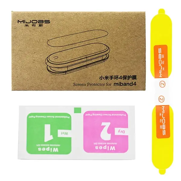 Mijobs Mi Band 5-4 Darbe Emici Ekran Koruyucu 2 Adet Set-(5775)