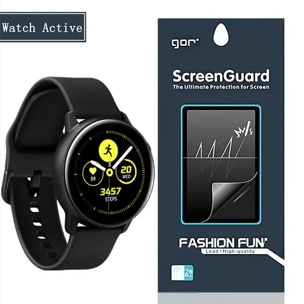 Gor Samsung Watch Active Darbe Emici Ekran Koruyucu 2 Adet Set-(5775)