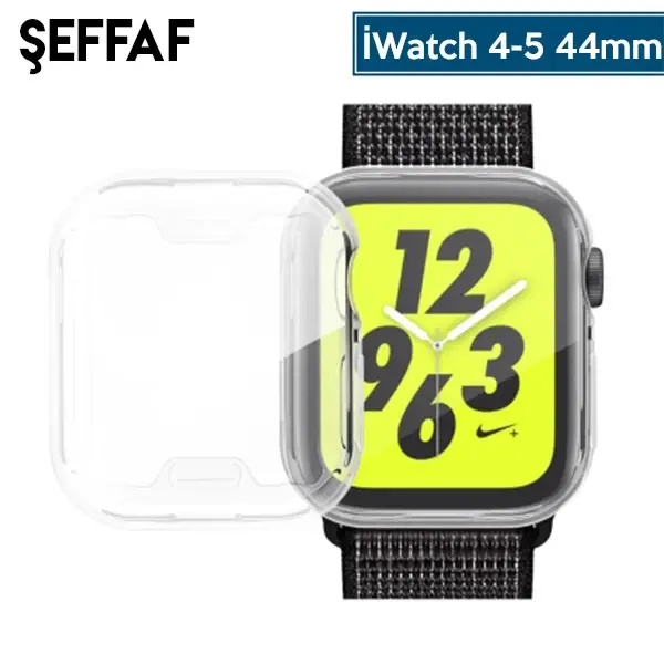 Ally Apple İWatch  44mm 360 Koruma Ultra Slim Silikon Kılıf-(5775)