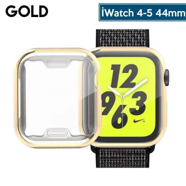 Ally Apple İWatch  44mm 360 Koruma Ultra Slim Silikon Kılıf-(5775)