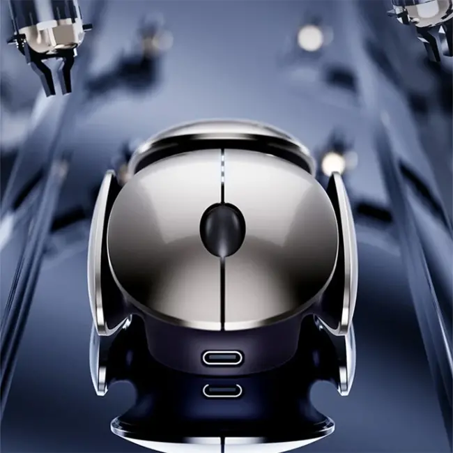 İNPHIC X2 Üç Modlu Oyun Faresi 800-2400DPI RGB Işık 2.4G /BT4.0/BT5.0 Sessiz-(5775)