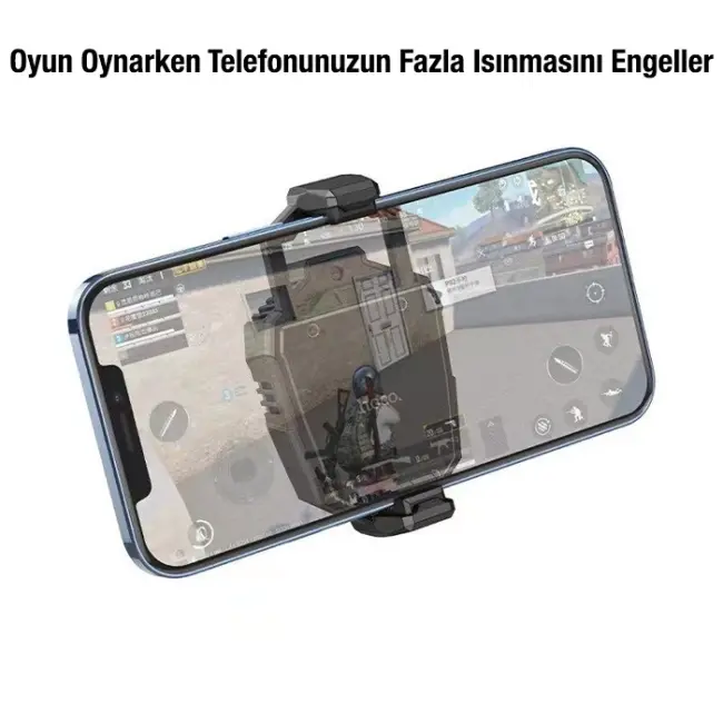 HOCO GM10 Hava Soğutmalı Cep Telefon Soğutma Fanı Radyatör Soğutucu-(5775)