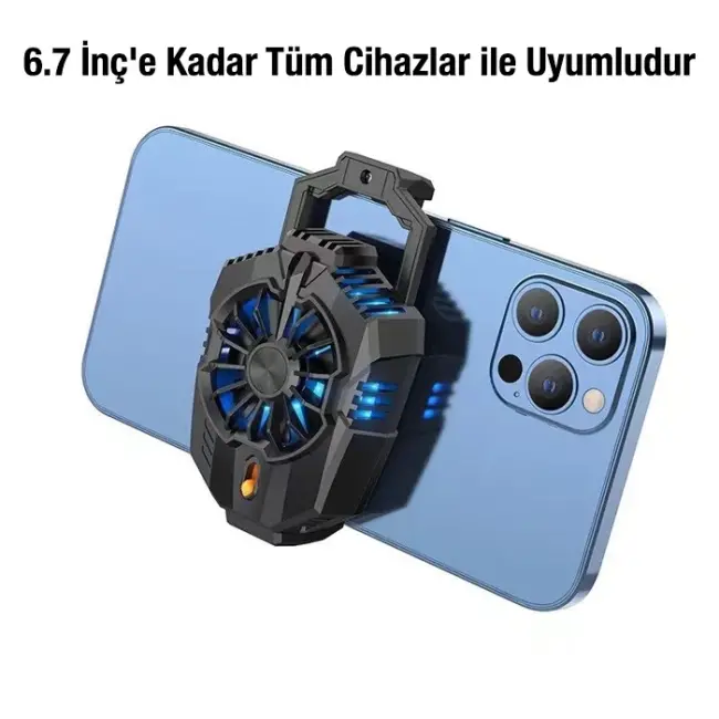 HOCO GM10 Hava Soğutmalı Cep Telefon Soğutma Fanı Radyatör Soğutucu-(5775)