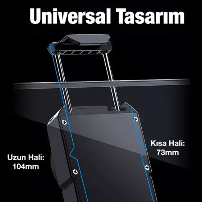 MEMO DL-A2 Cep Telefonu Soğutma Fanı Gamer Oyuncu Radyatör Soğutucu-(5775)