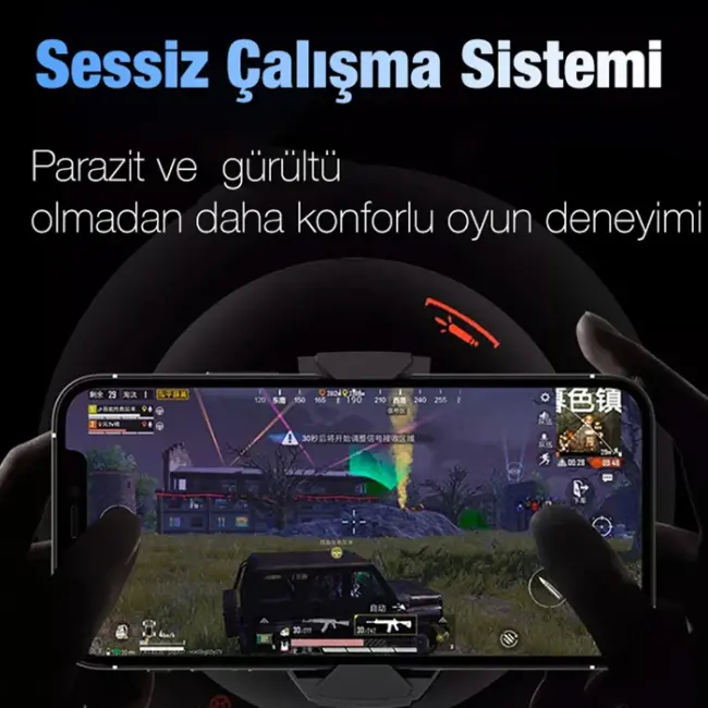 MEMO DL-A2 Cep Telefonu Soğutma Fanı Gamer Oyuncu Radyatör Soğutucu-(5775)