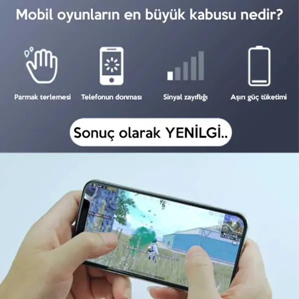 MEMO DL02  Telefonu Soğutma Fanı Radyatör (Type-C Kablo İle)-(5775)