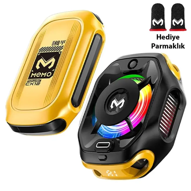 Memo CX12 Pro 2000Mah Bataryalı i Manyetik Cep Telefon Soğutma-(5775)