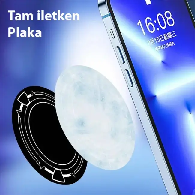 Memo Manyetik Metal Halka - Memo Telefon Soğutucu Uyumlu CX07-CX08 ve Manyetik Tüm modeller-(5775)