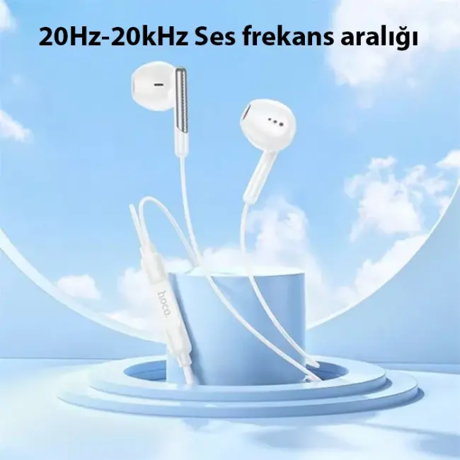 HOCO M123 Kulakiçi Mikrofonlu Kablolu Type-C Kulaklık-(5775)