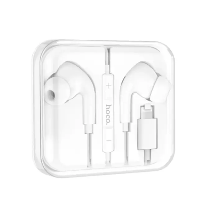 HOCO M111 Pro Primero Lightning Kulakiçi Mikrofonlu Kablolu Kulaklık-(5775)