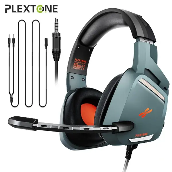 Plextone G800 3.5mm Teleskopik Kablolu Gaming Oyuncu Kulaklığı-(5775)