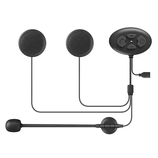 ALLY DK11 Motosiklet Kask Kulaklık Bluetooth 5.0 Kulaklık FM Radyo IP54 Su Geçirmez Otomatik Cevap-(5775)