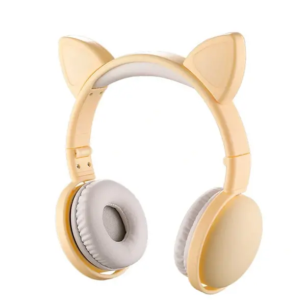 ALLY Kedi Kulak Kulaküstü Bluetooth 5.0 Kablosuz Kulaklık-(5775)