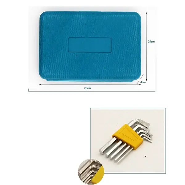 ALLY 12 Parça Çok Amaçlı Acil Durum Araç Ev Kutulu Tamir Seti 8012E-(5775)