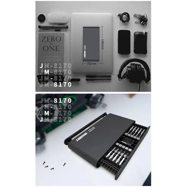 Jakemy JM-8170 21 Parça Çok Fonksiyonlu Hassas Tornavida Seti-(5775)