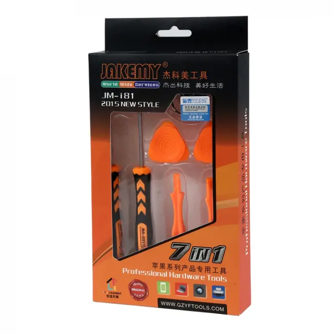 Jakemy Jm-İ81 7 İn1 Apple Serisi İçin Açama Tamir Seti-(5775)