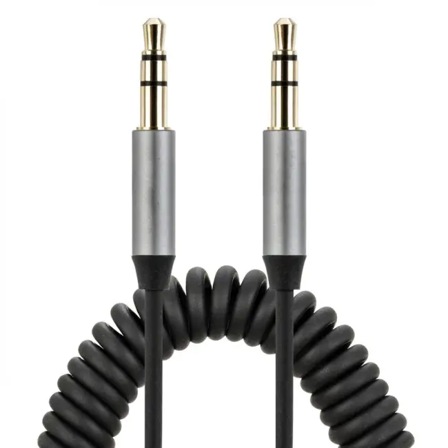 Griffin Spiral Araç Ses Aktarım Kablosu Aux Kablo 2/3mm-(5775)