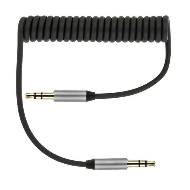 Griffin Spiral Araç Ses Aktarım Kablosu Aux Kablo 2/3mm-(5775)