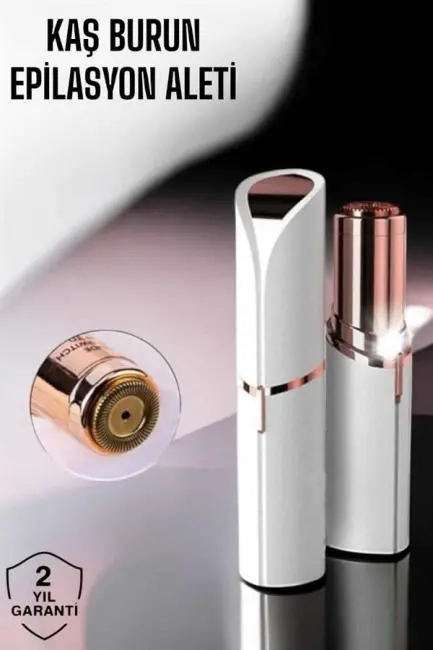 Taşınabilir ve Şık Yüz Kaş Epilatörü Hassas Ciltlere Özel