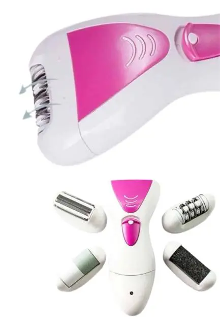 Şarjlı Epilasyon Cihazı Çok Başlıklı Ayak Bakımına Uygun Epilatör Aleti