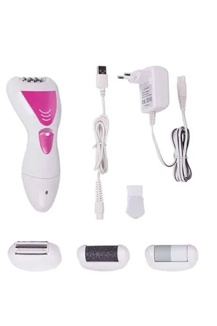 Epilatör Cihazı Epilasyon Aleti Çoklu Başlık Seçeneği Ayak Törpüsü