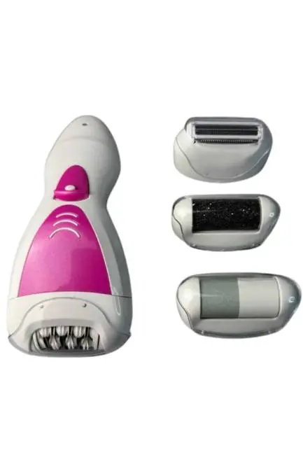 4 Başlıklı Bakım Cihazı Epilatör Tüy Alma Makinesi Topuk Törpüsü