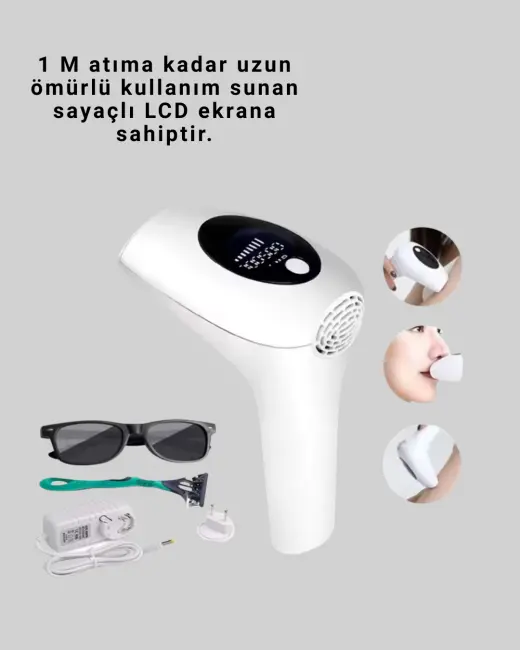 Hasuba IPL Lazer Epilasyon Cihazı HS-262 Kadın ve Erkek İçin